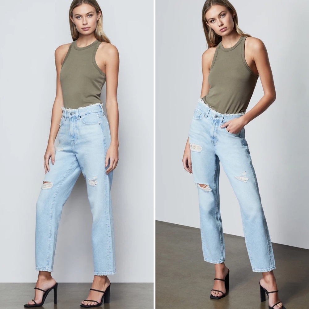GOOD AMERICAN Jeans Good Vintage Light Distressed